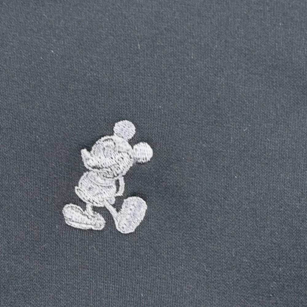 Nike Golf Sweater Men XL Black Gray Pullover 1/4 Zip Sweatshirt Disney Mickey